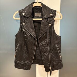 Aritzia x Mackage leather vest